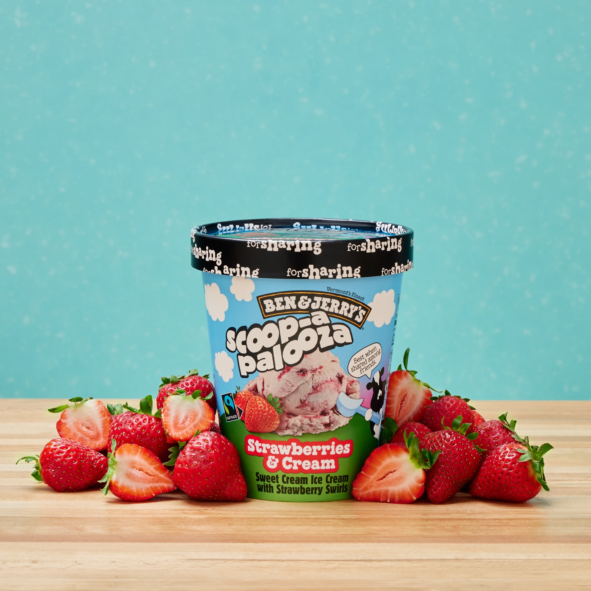 ☆　まめ様│クリーム&ローション＋ソープ　サンプロ Strawberries & Cream Scoop-apalooza | Ben & Jerry's